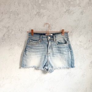 VS Pink High Rise Wedgie Cut Off Denim Shorts 2 Casual Classic